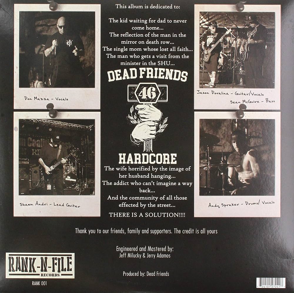 Dead Friends 46 Hardcore - VINYL LP