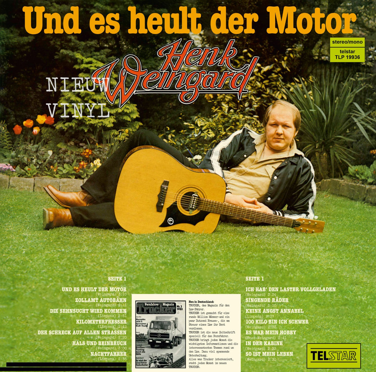 Henk Weingard - Und es heult der Motor - Rood vinyl !!