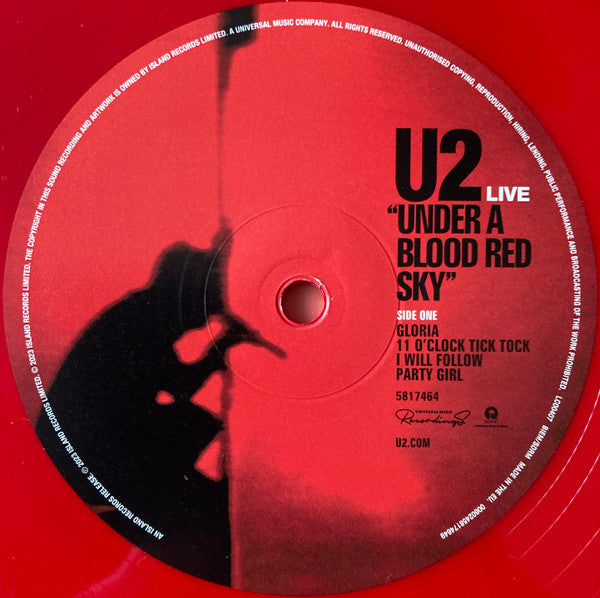U2 live "UNDER A BLOOD RED SKY" 40th anniversary