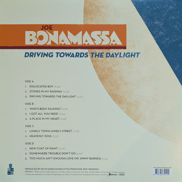 Joe Bonamassa Driving towards the daylight