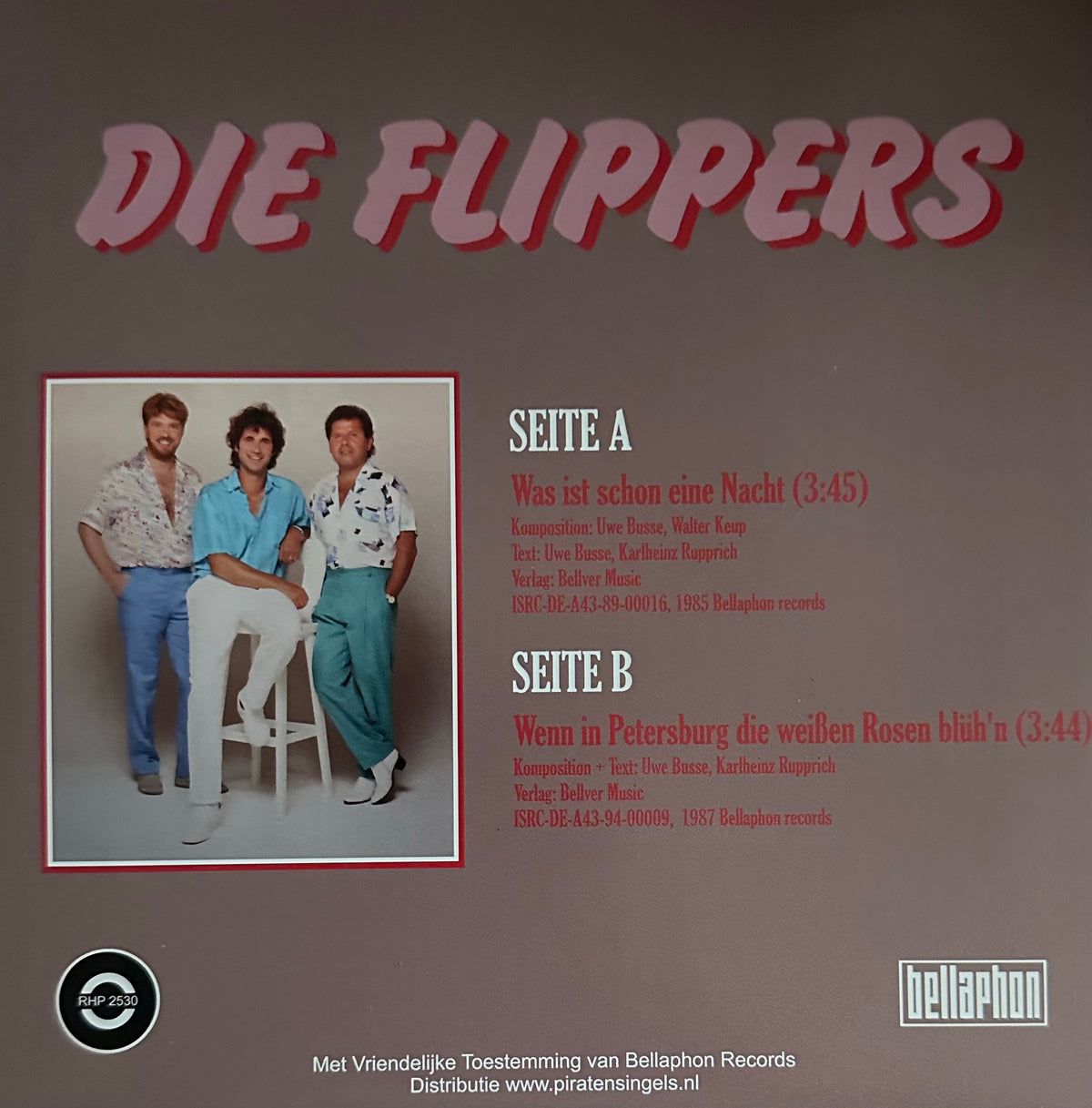 Die Flippers - was ist schon eine nacht - wenn in Petersburg die weisen rosen bluh’n