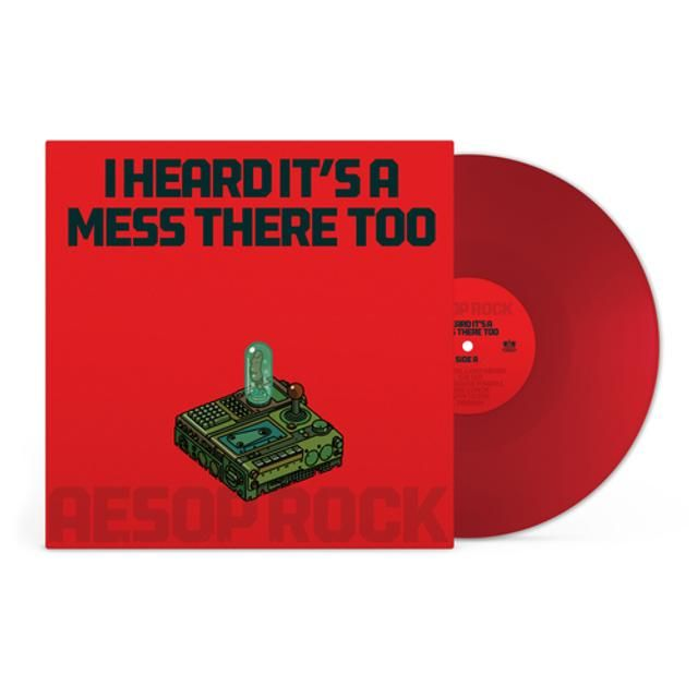 Alliance Entertainment Aesop Rock - Heard It's A Mess There Too - Red Vinyl Lp