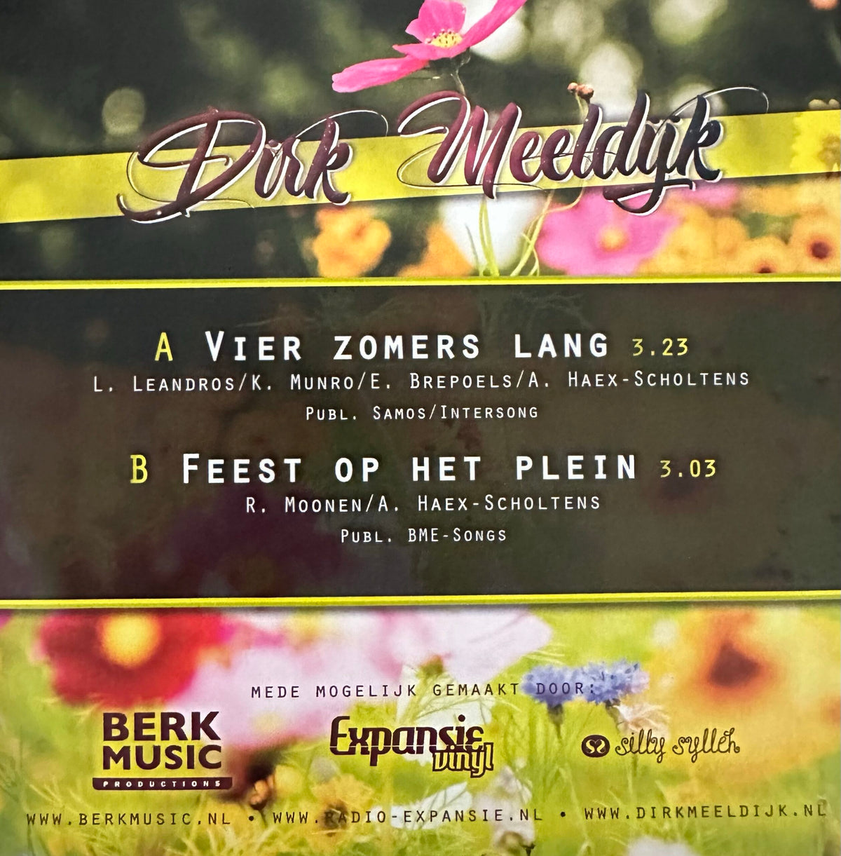 Dirk Meeldijk - vier zomers lang