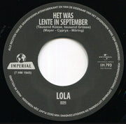 Lola - Het was lente in september - Geef mij mijn hart terug