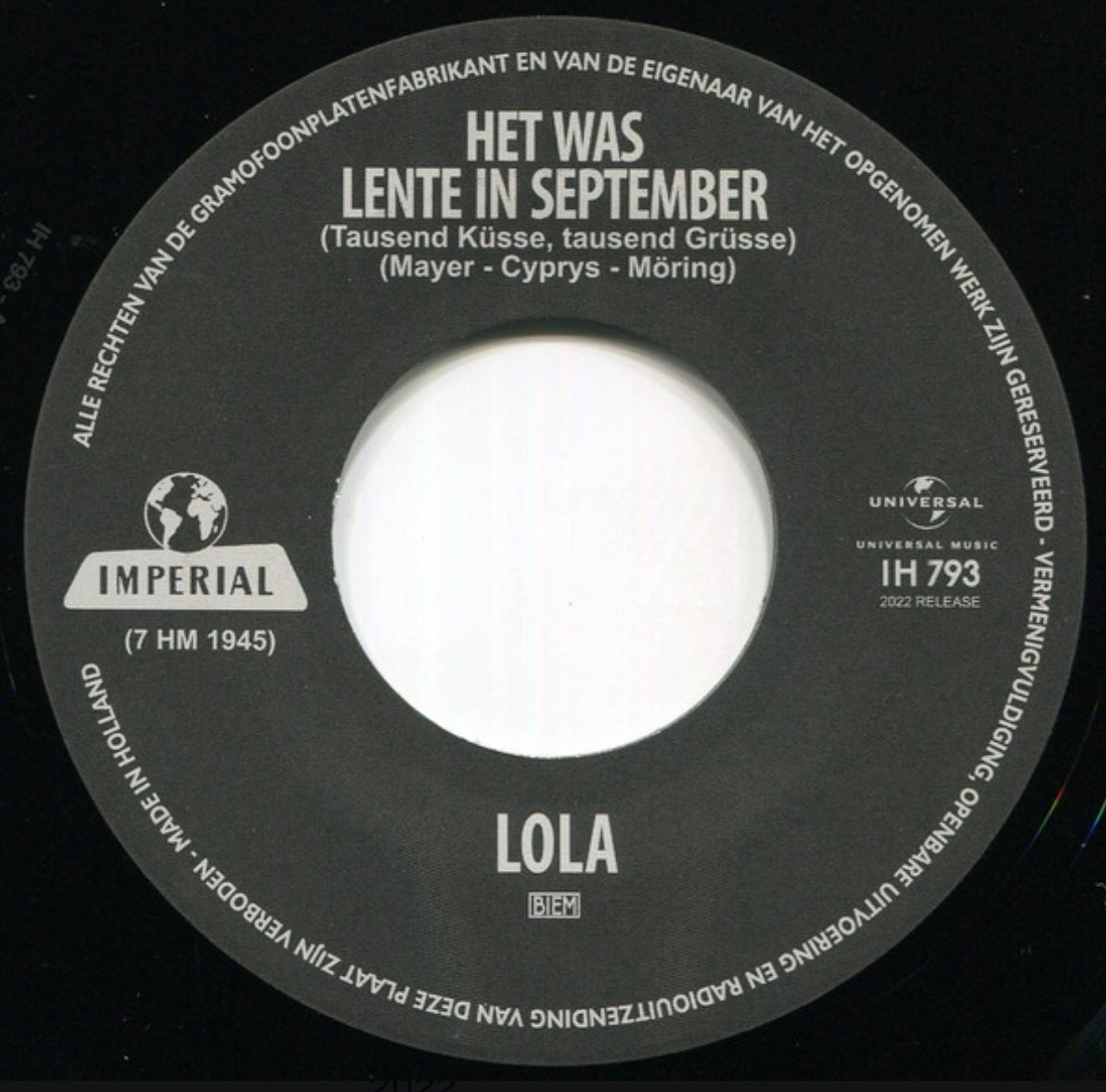 Lola - Het was lente in september - Geef mij mijn hart terug