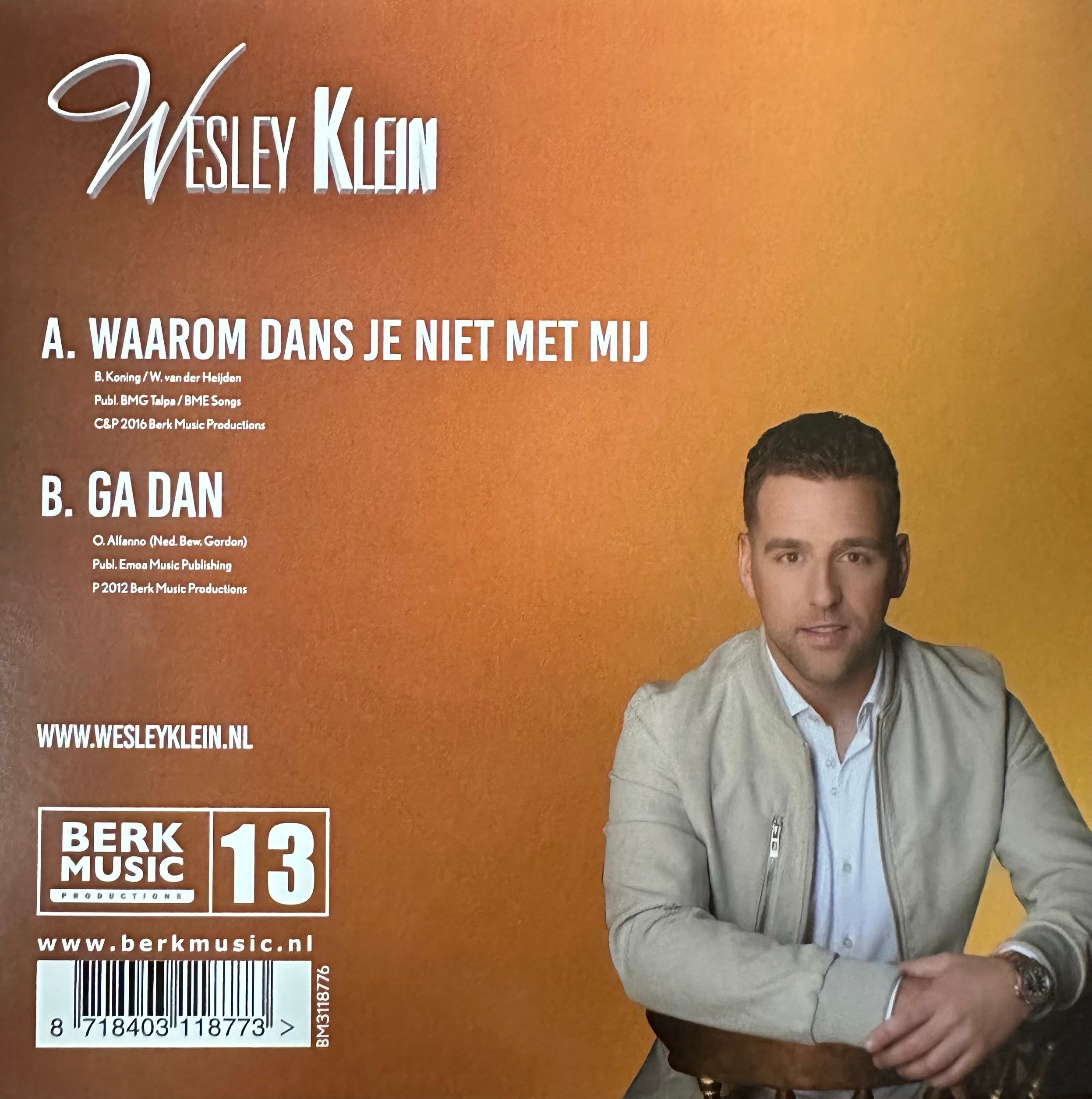 Wesley Klein - Waarom dans je niet met mij - Ga dan