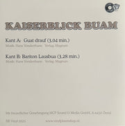 Kaiserblick Buam - Guat drauf - Bariton Lausbua